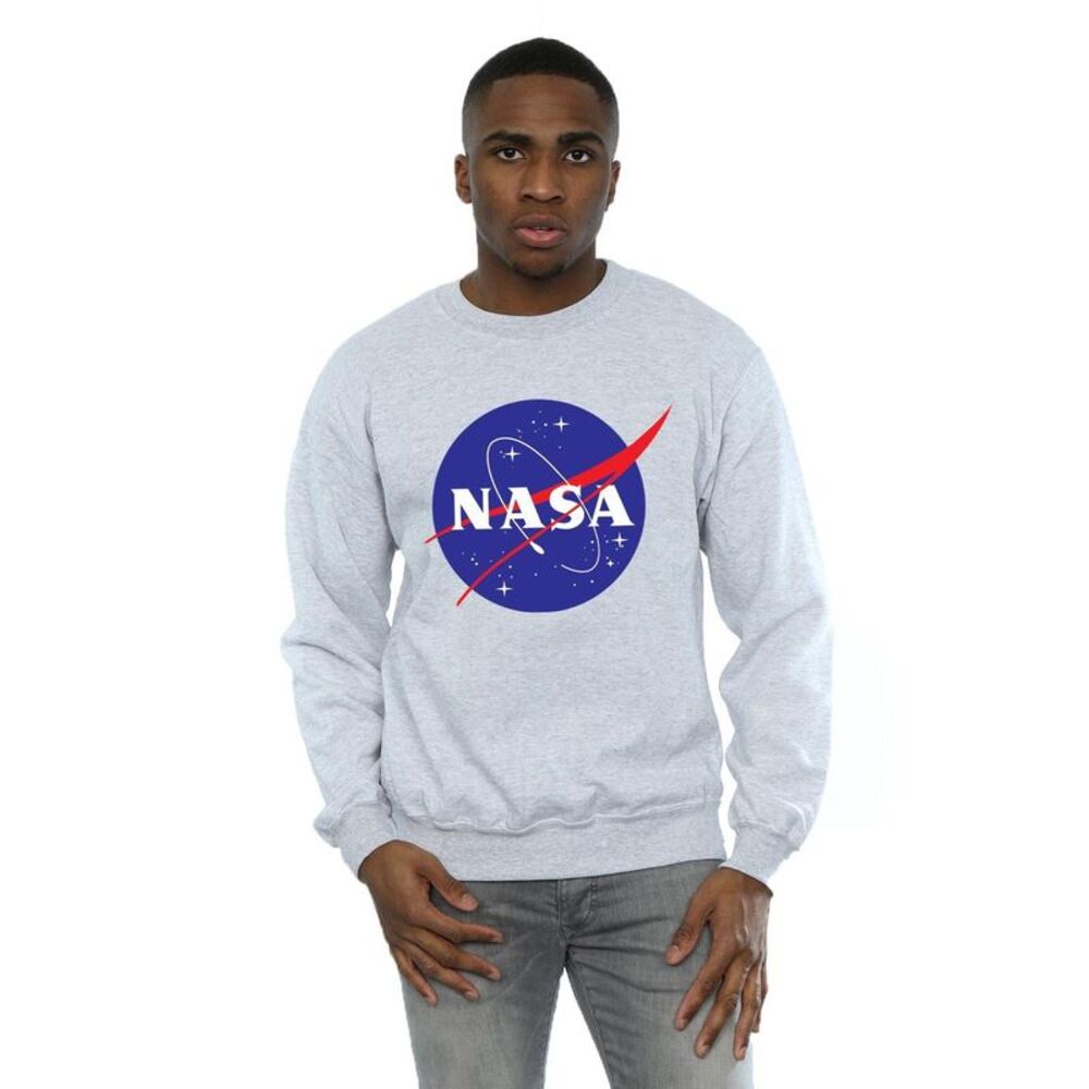 NASA Mens Insignia Logo Sweatshirt / Sports Grey
